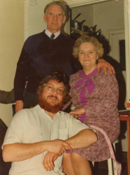My parents and I in the 70s