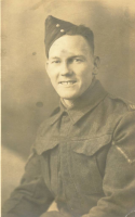 My father in the army during World War 2